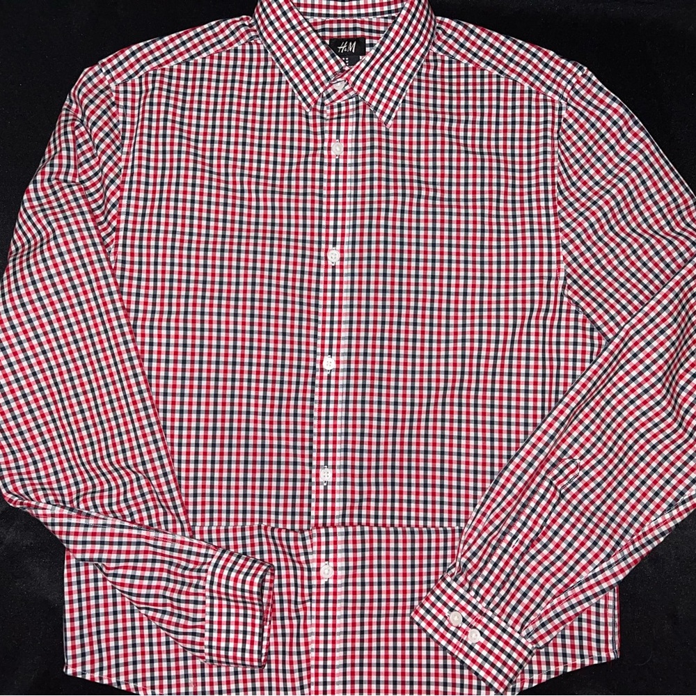 H&M | Gingham Plaid Shirt